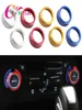 2st Car AC Heat Control Switch Knob Ring Cover för Ford Focus 3 MK3 2014 2015 2016 2017 Sedan St Accessories4667104