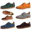 Nouvelles chaussures décontractées pour hommes 45 chaussures en cuir suédé 46 47 grandes chaussures pour hommes à lacets en tissu de coton pvc cool 38