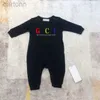 Footies In stock Baby Rompers Spring Autumn Boy girls Clothes Romper Cotton Newborn Kids Designer Jumpsuit fashion Clothing 240306
