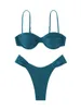 MYBFYABO maillot de bain deux pièces pour femmes été maillot de bain Bikini ensembles soutien-gorge plissé taille basse slips culotte 2 maillots de bain 240223