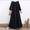Ethnic Clothing Modest Casaul Abaya For Muslim Women Dresses Turkey Arab Dubai Prayer Long Sleeve Maxi Robe Femme Islam Jalabiya Caftan