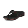 Pantoufles printemps été rouge noir rose vert hommes bas plage respirant chaussures à semelle souple hommes plats blac1 GAI-3031