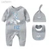 Footies Designer Baby Rompers 100％Cotton Newborn Romper Sets New Born Jumpsuits Brand Kids Jumpsuit Girls Boys Babies Bodysuit Cyd23103003 240306