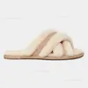 Designer Fluffy Tasman Slipper Australie Plate-forme Ug Tasman Pantoufles Éraflures Chaussures De Laine En Peau De Mouton Fourrure En Cuir Véritable Classique Marque Casual Femmes Gouide Slider