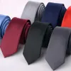 Cravatta da uomo 2022 Nuovo Colore Solido Piccola Cravatta da Uomo Versione Coreana 6 Centimetri Versione Sottile e Stretta Abito Formale Affari Matrimonio Alla Moda 248S