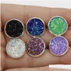 Stud 12mm redondo druzy pedra brincos 30 cores resina ouro sier aço inoxidável hipoalergênico orelha pino para mulheres moda jóias i dhlzc