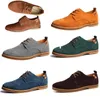 Scarpe casual da uomo nuove scarpe in pelle scamosciata 46 47 scarpe da uomo grandi stringate tessuto di cotone pvc cool non-silp primavera autunno 43