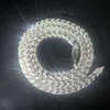 Aangepaste nieuwe Cubaanse ketting 6mm 8mm breedte S925 zilveren D/vvs duidelijkheid Moissanite ketting Mans Cubaanse link keten