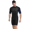 SBART 2MM épaississement chaud hiver maillot de bain vêtements de plongée à manches courtes siamois combinaison de plongée épais méduses vêtements maillots de bain