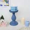 Titulares de velas SUPU Pequeno Candelabros de madeira Criativo Suporte de castiçal Flor Pilar Stand Mesa Decoração de mesa Decoração de casamento