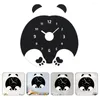 Wandklokken Klok Trendy Decor Hangend Panda Mute Kinderkamer Acryl Kind Wonen Voor Thuis