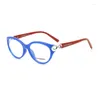 Sunglasses Frames 2024 High Quality Eyeglass Frame Women's Cat Eye Prescription Acetate Mirror BR1130 Anti Blue Light Glasses