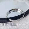 ORIGINAL 1TO1 CATTRES S925 Sterling Silver Full Diamond Armband Inlaid med Snap Closure Light Luxury High-klass Ins Design för flickvän Gift X9HX