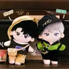 Fashion Doll Clothes Cartoon Mönster Hat Satchel Bag Uniform Cotton Stuffed Dolls Spela House Toy Diy Doll Accessories 240301