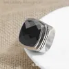 Diseñador David Yurma joyería similar a David Popular cuadrado 20 mm anillo grande con estilo vendedor caliente