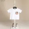 T-shirts T-shirts Kids Summer Tees Solid Color T-Shirts For Boys Girls Style Simple Design Kort ärmbarn 240306