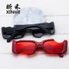 Sunglasses Frames Fashionable Small Frame Sunglasses Personalized Modern Irregularly Cut Edge Glasses Street Photo for Men and Women