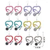 Boucles d'oreilles pendantes, 1 paire, élégantes, en forme de cœur, pour infirmières, matériau de stéthoscope léger, parfait pour un usage quotidien, 13MC