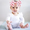 Bandanas 2 PCS Children's Hair Accessories Baby Girl pannband Party Ties Printing Bow Headpiece Tyg Toddler