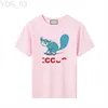 T-shirts Enfants Imprimer T-shirts Mode Mignon Modèle T-shirts Designer Pour Enfants Bébé Vêtements D'été G Garçons T-shirts Kid Coton Costume 240306