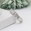 Paston – bague de fiançailles fantaisie en argent 925, bijoux personnalisés, 5ct, Moissanite rayonnante, 4mm, pour mariage