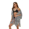 Cover-up 2024 Boho Kimono da donna Cardigan Copricostumi larghi Beach Swim Bikini Costume da bagno Cover Up Camicetta per costumi da bagno Resort Wear