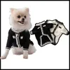 Hundkläder Pawpaw Black Sweaters Fashion Designer Pet Clothes Puppy Cat Dogs Luxury Clothing Elegent Schnauzer Poodle Bichon Devon