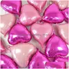 Decorazioni di nozze Palloncino foil da 18 pollici a forma di cuore d'amore Decorazione per feste di compleanno Palloncini aerostatici Consegna a goccia Forniture per eventi Dhefk