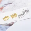 Boucles d'oreilles pendantes pour femmes, style bohème, étoile, pompon, plaqué or, boucle d'oreille, breloque, accessoires bijoux de mariage