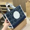 New Womens Field Co Cah Pochette Designer Bag 10A Saccoche Dempsey Shop The Tote S Borse Tela Spalla Stume da uomo Denim Stripe LE