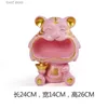 Decorative Objects Figurines Zhaocai Cat puts the key at the entrance to store the ornaments creatively T240306