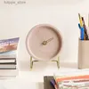 Decorative Objects Figurines Quartz Desktop Clock Ornaments Fashion Household Use Home Decoration Mute Nordic Table Alarm Desk Tabletop Bedside Clocks Decor