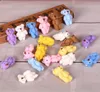 50pc Super Kawaii Mini 4cm Joint Bowtie Teddy Bear Plush dla dzieci zabawki Pchane lalki Prezent ślubny dla dzieci Y01067665263