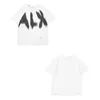 2024 T-shirts à manches courtes pour hommes de concepteur American High Street ALYX 1017 Summer Round Lightning Letter imprimé T-shirt à col rond pour hommes à la mode