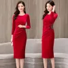 Jurk Elegante Pailletten Fluwelen Jurk Vrouwen Lente Herfst Lange Mouw Bodycon Jurk Plus Size Vintage Feestjurk Slanke Wasit Midi vestidos