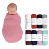 Couvertures Wrap Baby Soft Swaddle Couverture Unisexe Y Bamboo Muslin S Neutre Réception pour garçons et filles