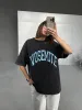 T-shirts Hirsionsan grafische print streetwear tshirt Y2k vrouw korte mouw oversized meisjes casual tees zacht vintage gewassen oud katoenen top