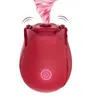 Секс-игрушка-массажер в форме розы, сосание влагалища, вибратор, присоска для сосков, лизание полости рта, стимуляция клитора, мощные игрушки для женщин Toy7725533