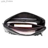 Para klipleri yüksek kaliteli yumuşak deri kodu kilit erkekler iş cüzdan çanta kart çantası sacoche homme lüks çanta çoğaltma bolsa masculina l240306