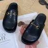2024 Men and Women Flat Bottom Slippers Fashion Baotou Slippers Sandals