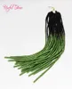 FAUX LOCS OMBRE VERT extensions de cheveux tresse douce en paquets dreadLOCKS tressage synthétique tresses au crochet HAIR MARLEY JUMBO BRAIDS8231723