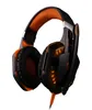 G2000 Overear Game Headphone Gaming Headset Earphone Headband med MIC Stereo Bass LED -ljus för PC Game7102293