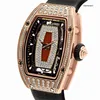 Herenhorloge Dress Watches RM Horloge RM07-01 Dames roségouden diamanten set RM07-01