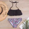 Tragen Sie neue Falbala Kids Badebode Badeanzug 2023 Neue Print Girls Kid Bikini Set 514 Jahre Kinder Verband Schwimmanzug Strandwege A247