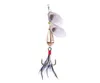 10 Stück ganze Spinnerköder Pesca Fischlöffelköder 10 7g 8 8cm Löffel Silber Spinner Hard Bait Angelgerät246c9754785