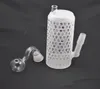 Smoking Accessories High tech mini Glass dab rig bong pipe with oil burner bowl hookah6338542