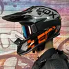 Motorcykelhjälmar Ljus off-road nedförsbacke Racing Full Face Helmet Dot Godkänd kors