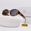 Fashion luxury designer sunglasses CEL brand men's and women's small extruded frame oval glasses Premium UV 400 polarized sunglasses read tender colourful necessity