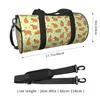 Duffel Bags Capybara's Culinary Travel Bag Eating Grass Animals Nature Luggage Sports Large Retro Gym Men's Weekend Fitness