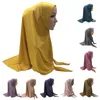 Abbigliamento etnico Donne musulmane One Piece Amira Sciarpa istantanea Preghiera islamica Hijab Indossare Ready Made Foulard Khimar Scialli Cappello avvolgente